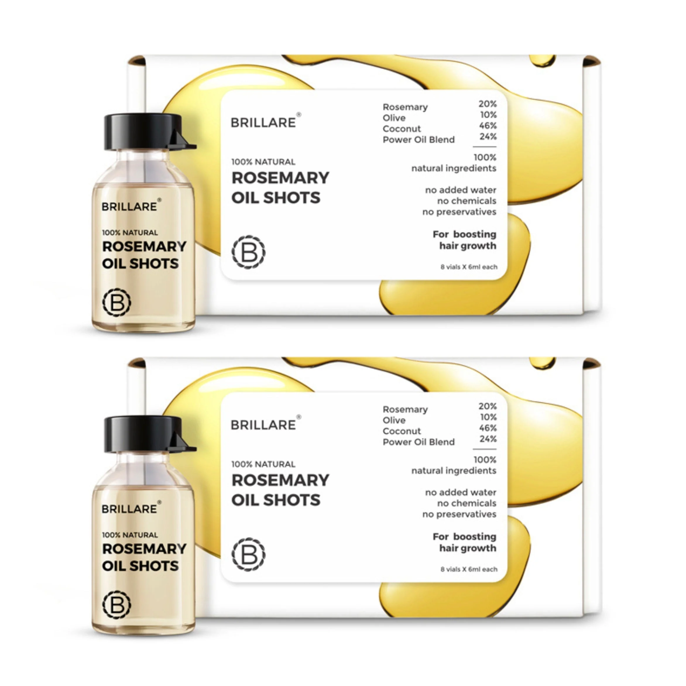 Rosemary Oil Shots For Visible Hair Growth (Pack of 2) - Image 21