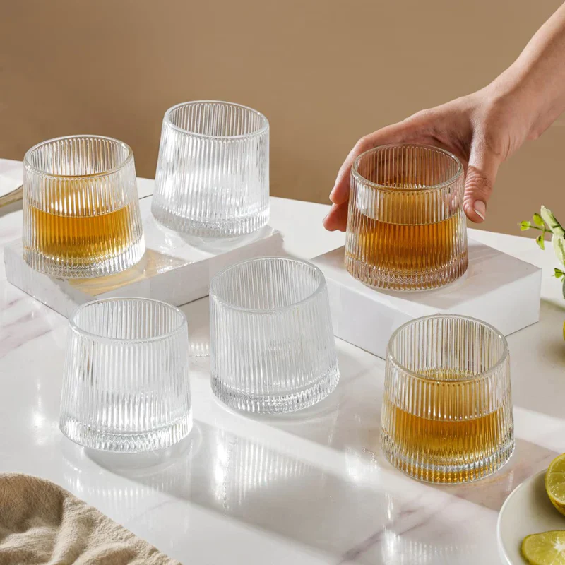 Rotating Glass 150ml (Set of 6) - Image 4