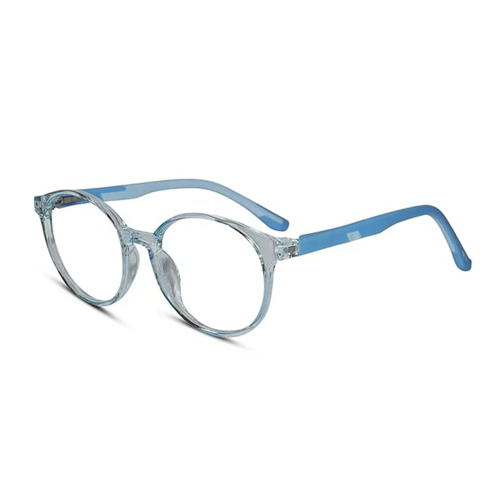 Round Pink Eyeglasses For Girls - Image 5