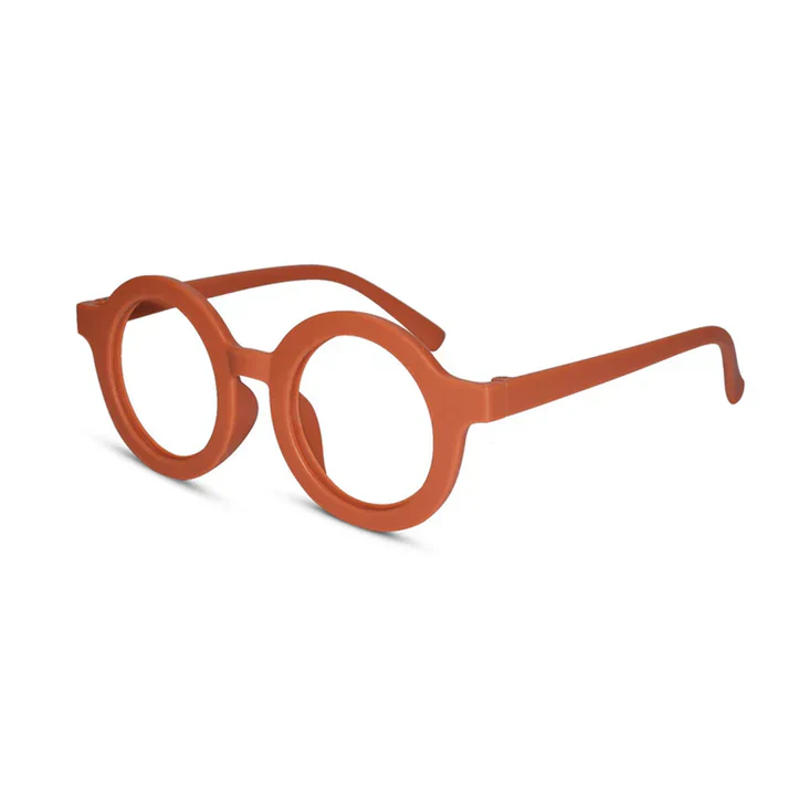 Round Shape White Color Eyeglasses For Kids - Image 4