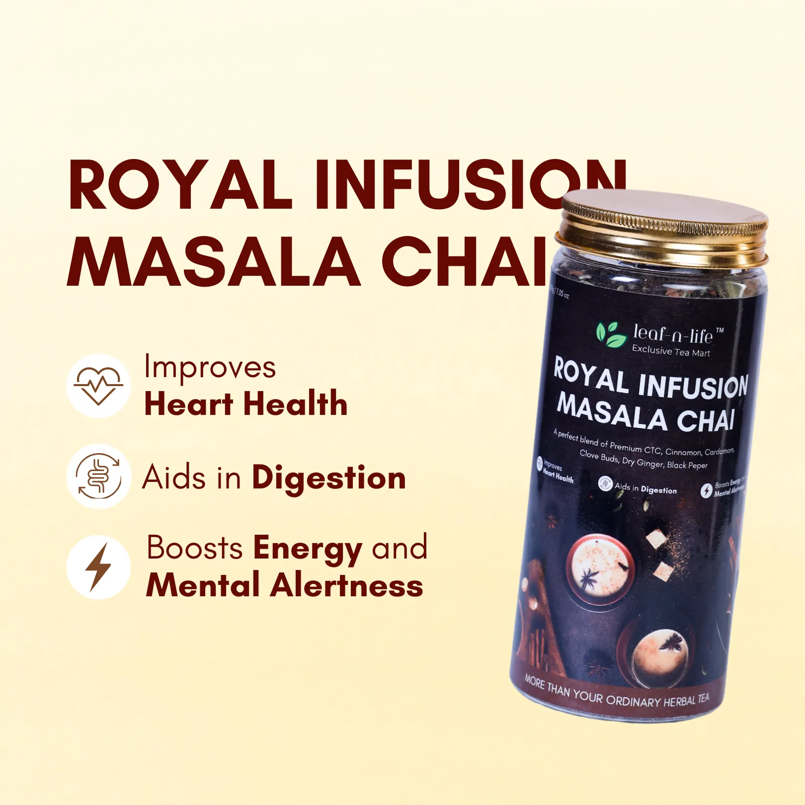 Royal Infusion Masala Chai – Premium CTC Chai for Energy & Digestion - Image 2