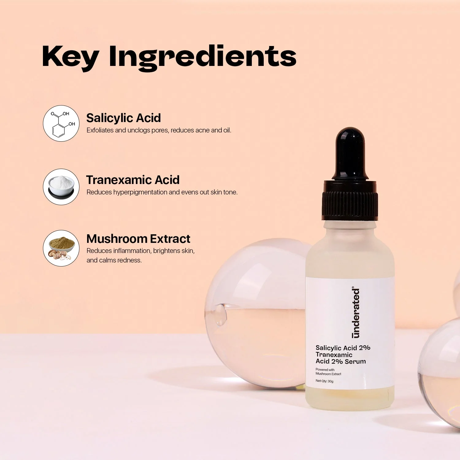 Salicylic Acid 2% + Tranexamic Acid 2% Serum - 30g | Anti-Acne and Brightening - Image 8