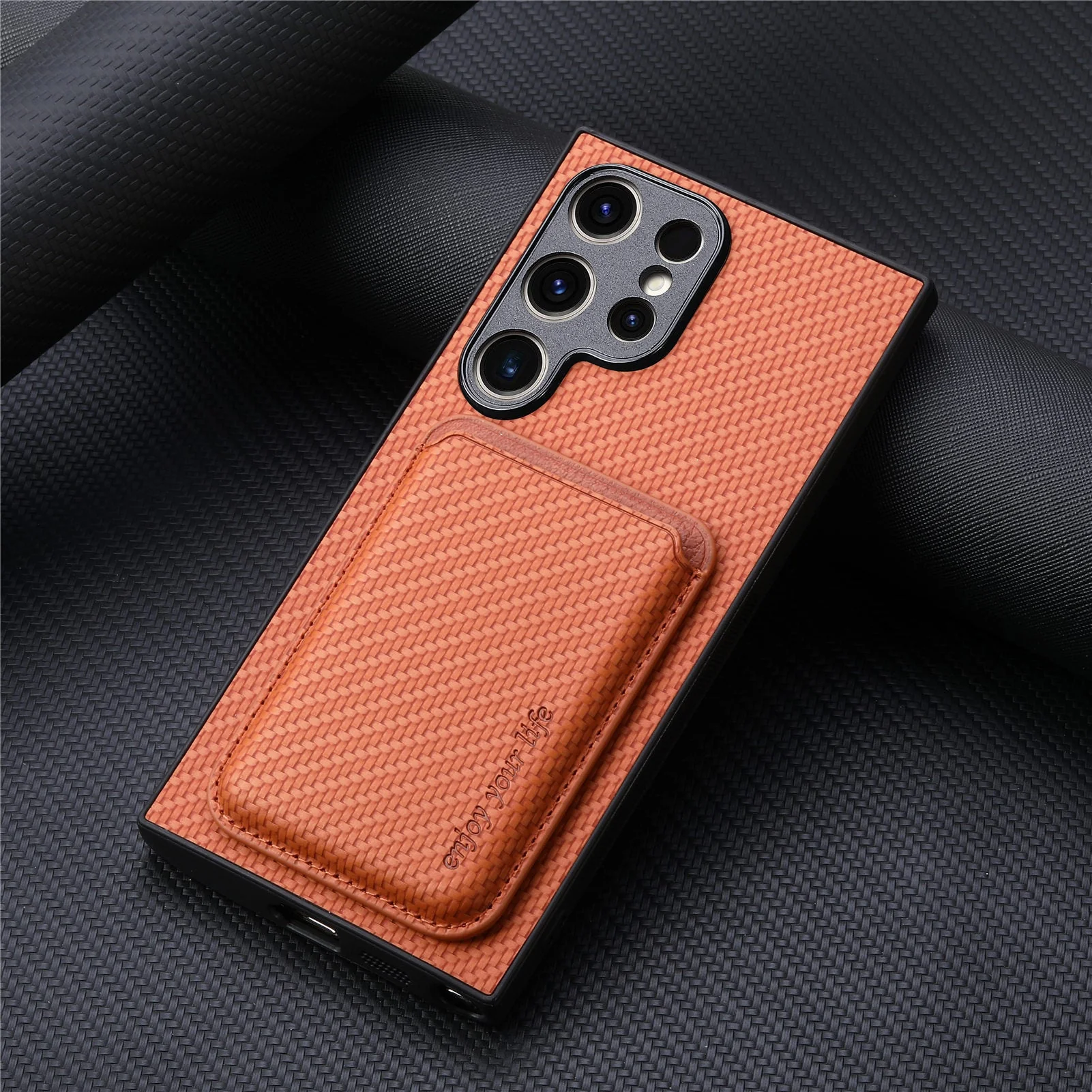 Samsung Galaxy Ultra Series Phone Case with Magnetic 2 in 1 Card Holder Leather Case - Image 11