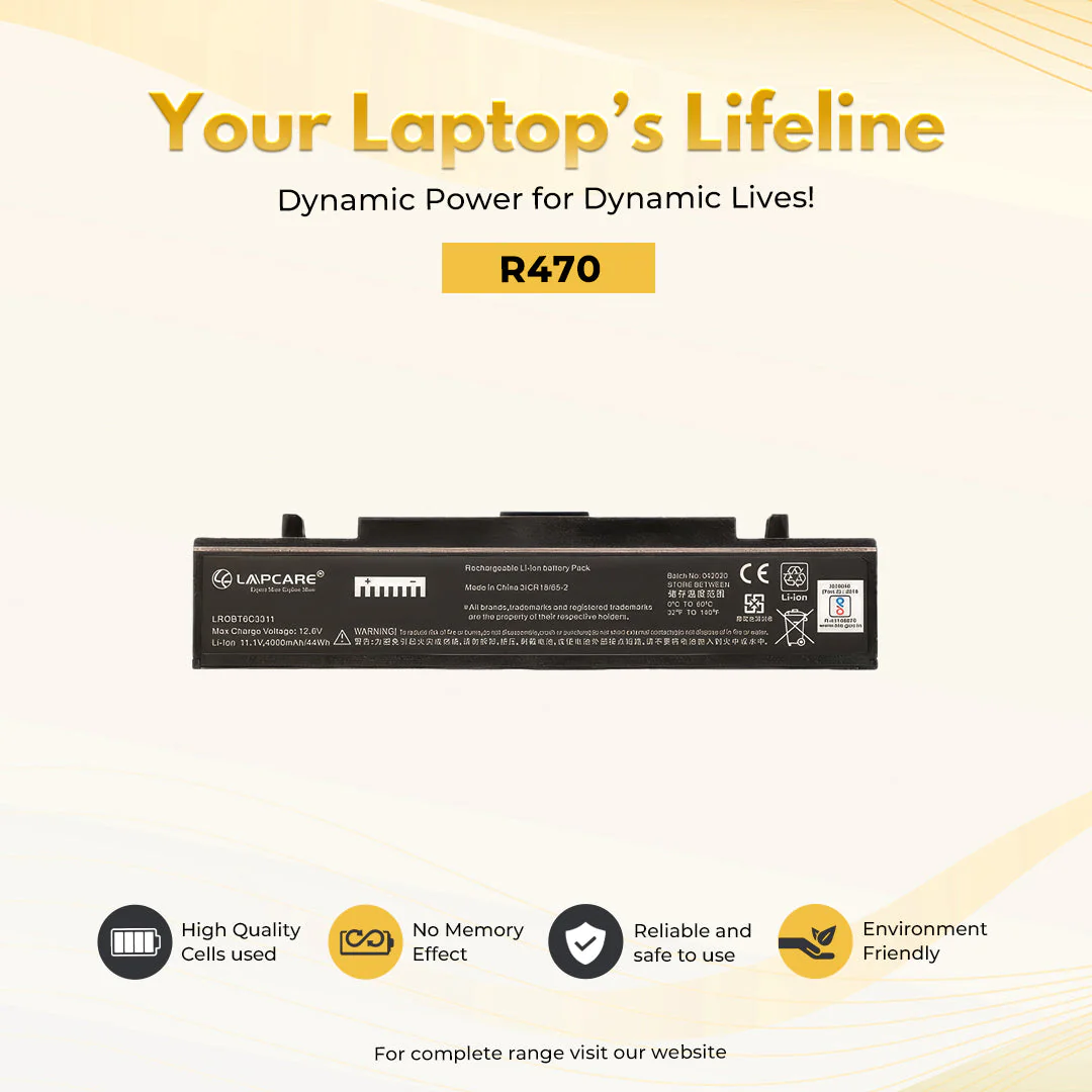 Samsung R470 Battery - Image 2