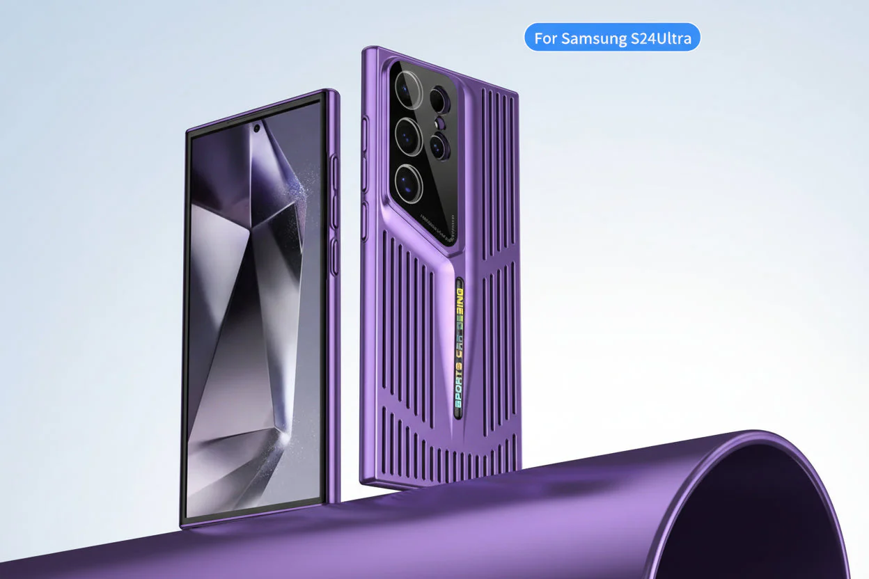 Samsung Ultra Series Blade Suitable Frosted Breathable Electroplating Case - Image 4
