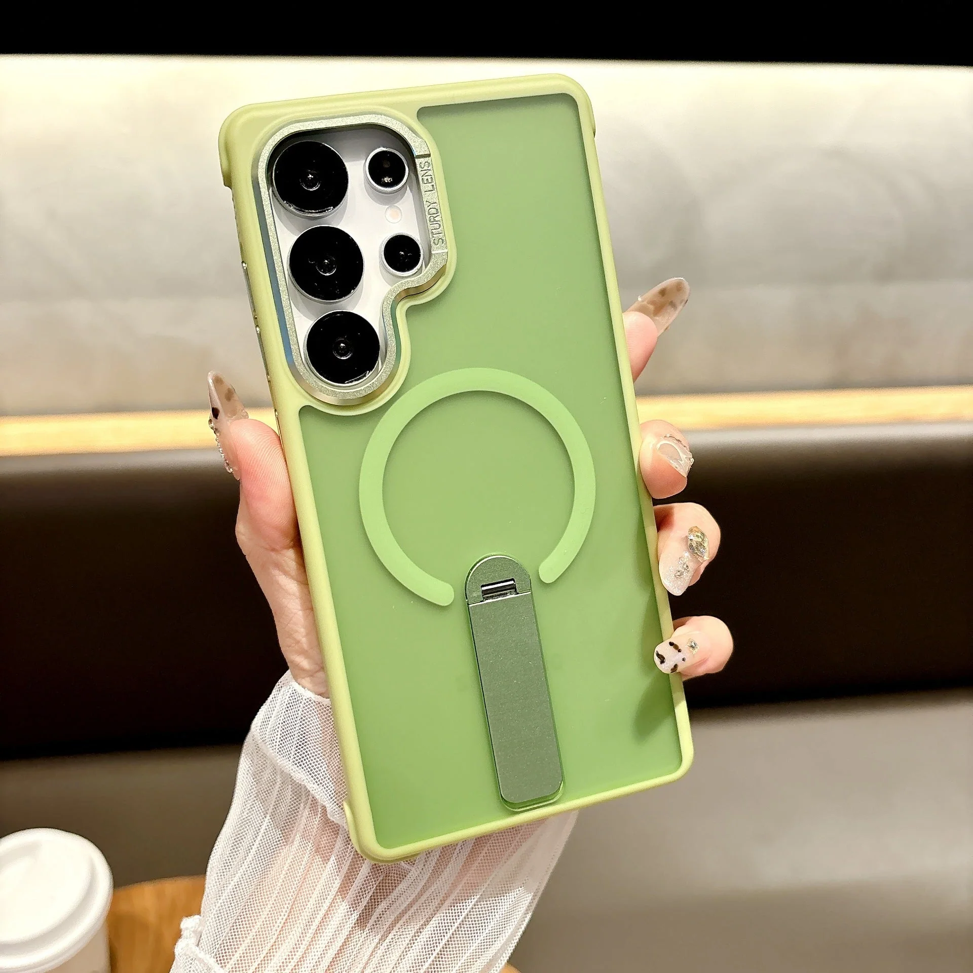 Samsung Ultra Series Phone Case O3 Station Magnetic Suction 360 Rotation Bracket Cover - Image 14