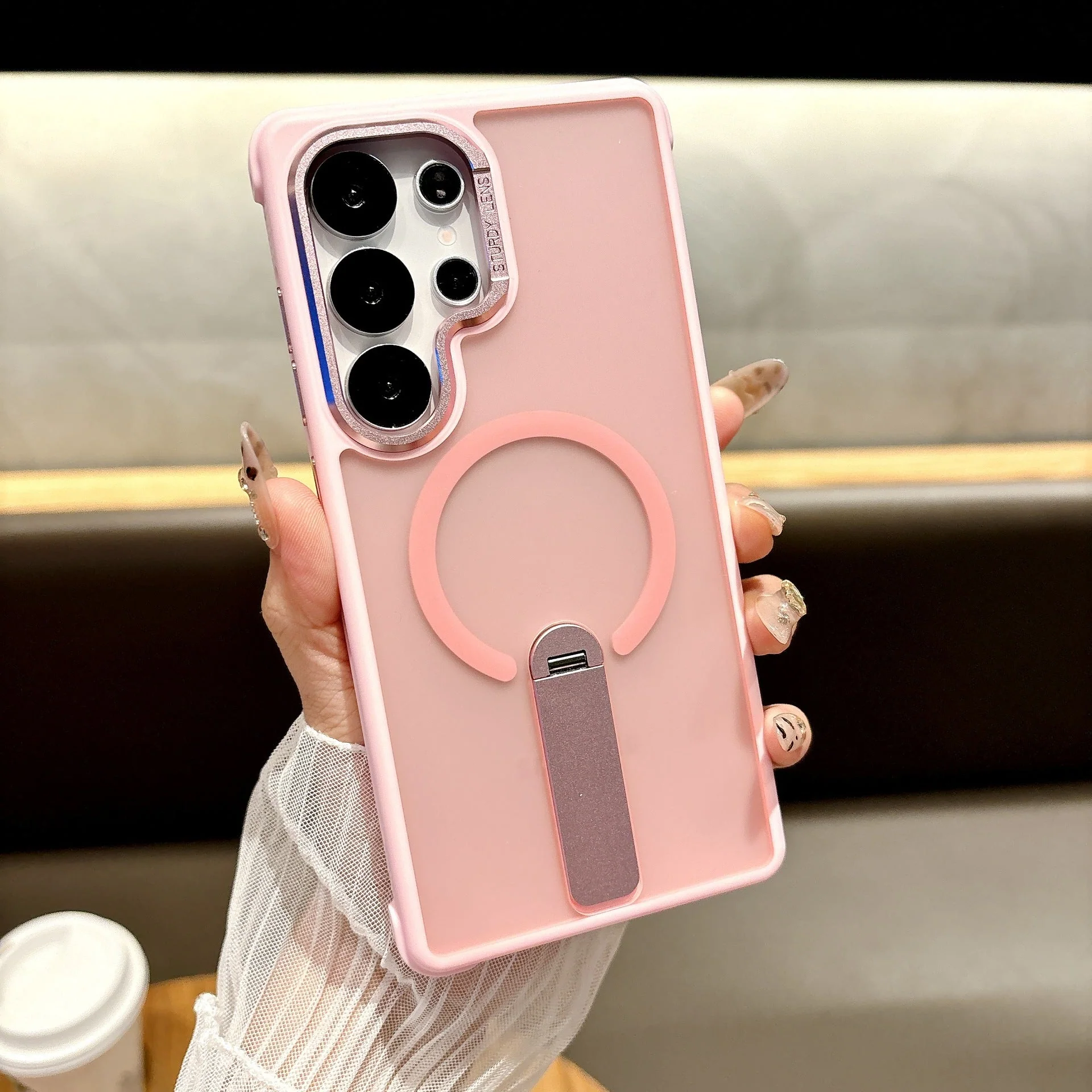 Samsung Ultra Series Phone Case O3 Station Magnetic Suction 360 Rotation Bracket Cover - Image 6