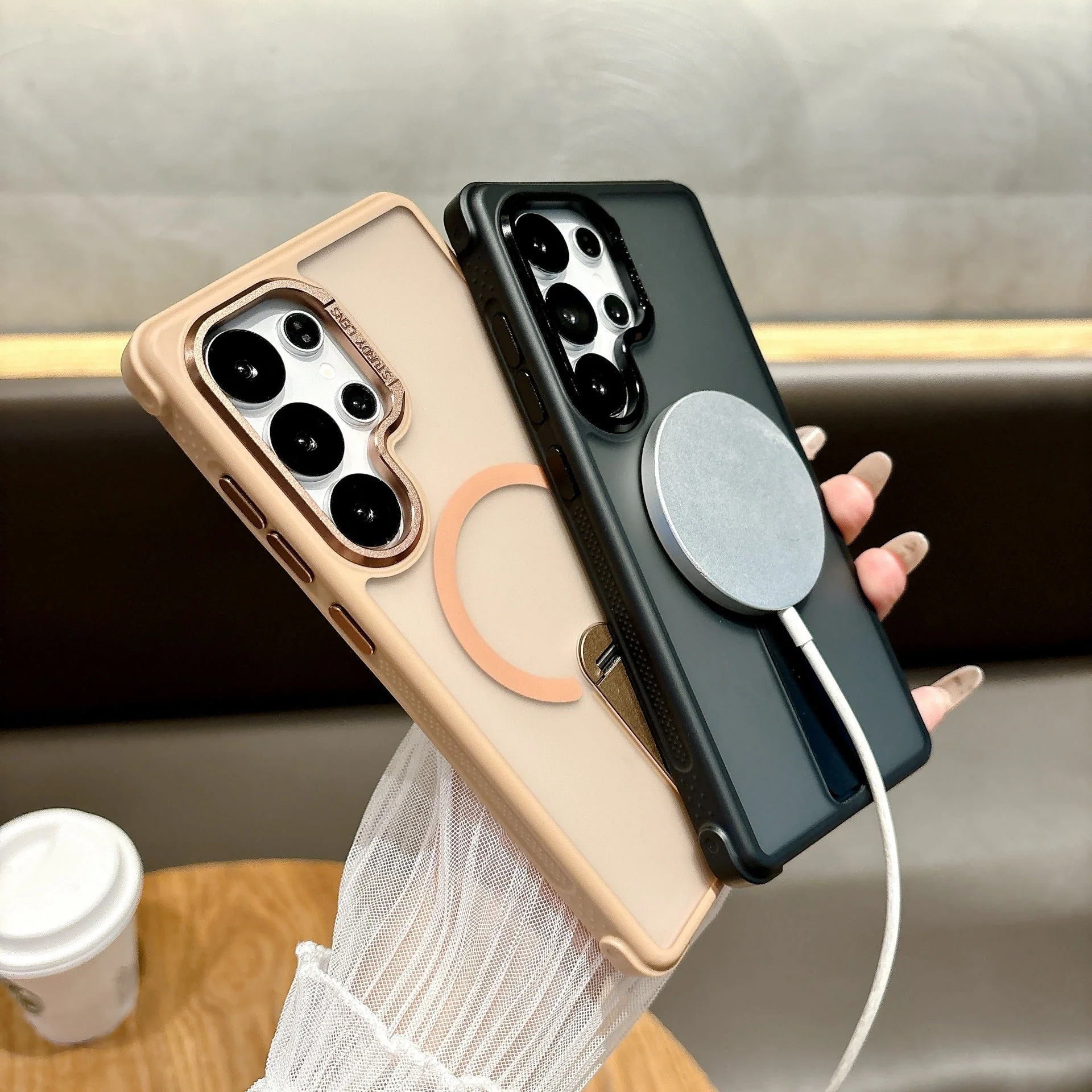Samsung Ultra Series Phone Case O3 Station Magnetic Suction 360 Rotation Bracket Cover - Image 8