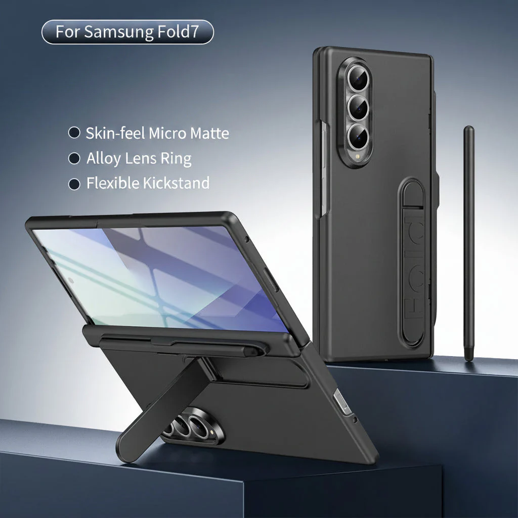 Samsung Z Fold Series Cover with Intergrated Film Solid Color - Image 9