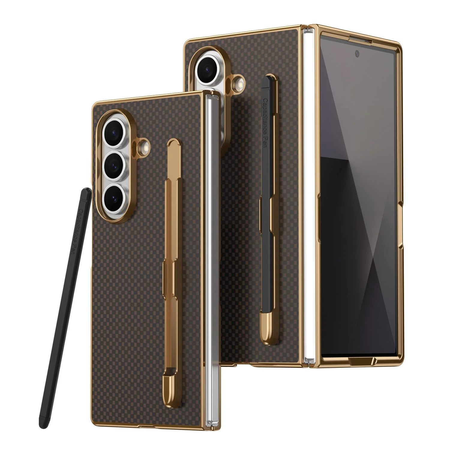 Samsung Z Fold Series Kevlar Pen Slot Case Ultra Thin Case with Pen - Image 13