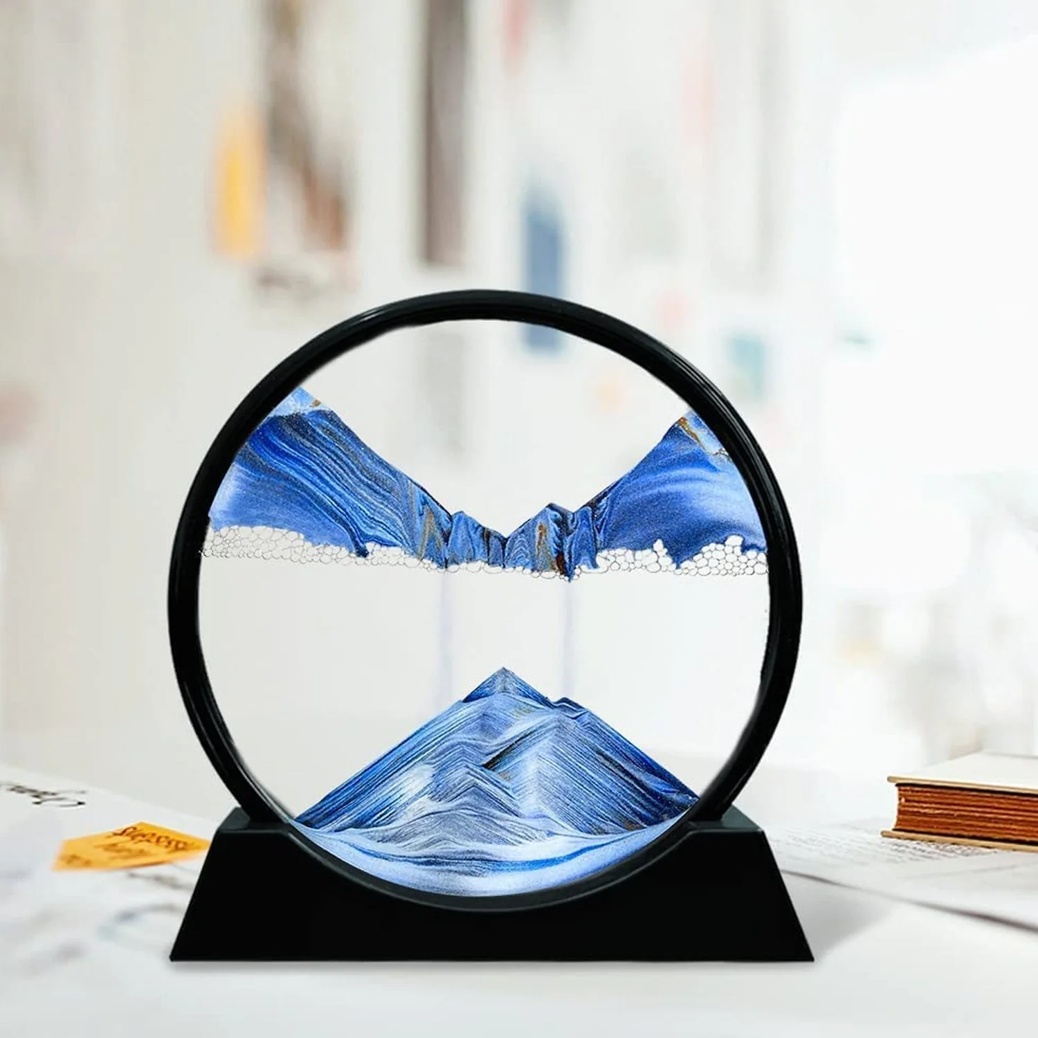 SandFlow: 3D Moving Sand Art Picture with Liquid Glass Landscape for Home & Office Desk Décor - Image 4