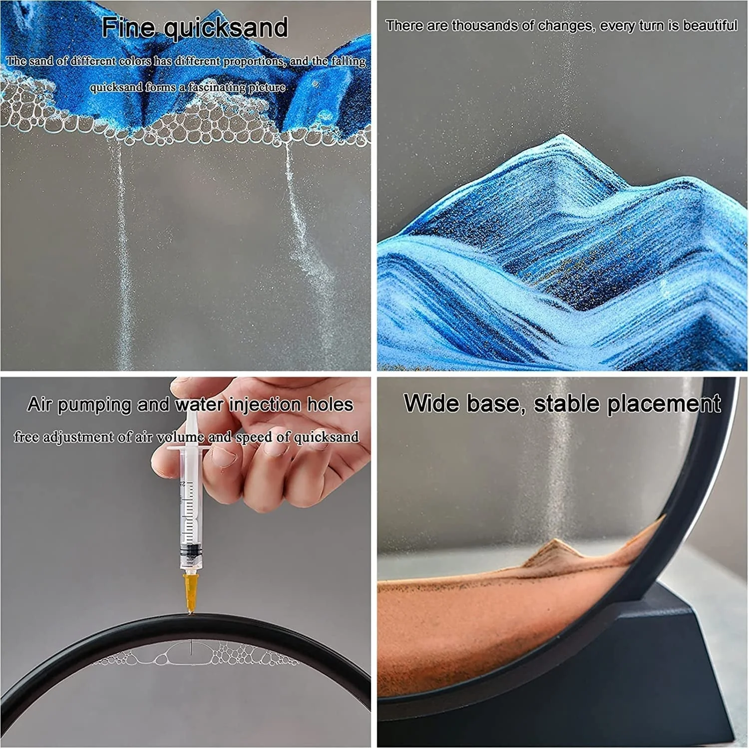 SandFlow: 3D Moving Sand Art Picture with Liquid Glass Landscape for Home & Office Desk Décor - Image 6