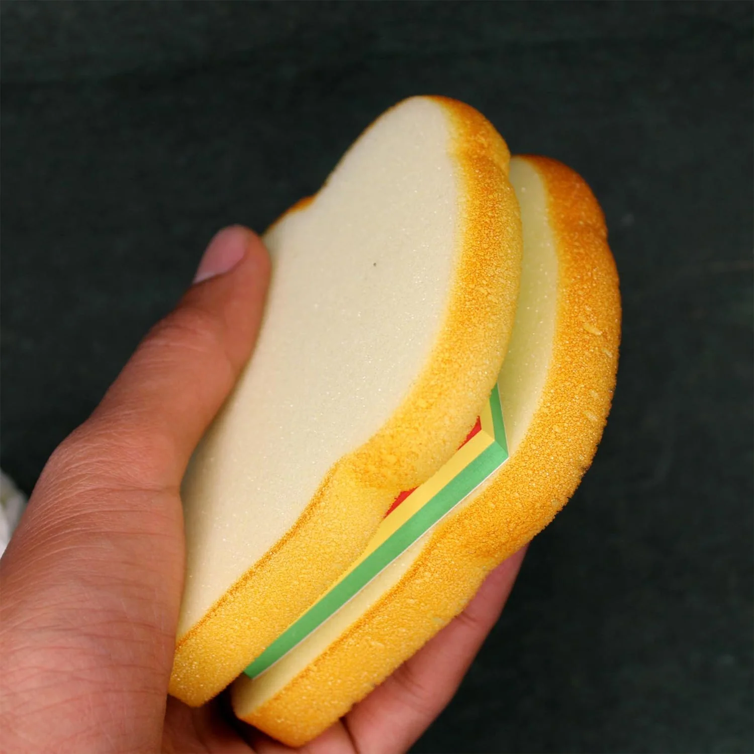 SandwichPad: Bread Sandwich-Shaped Memo Pad with Pocket-Size Design & Lipstick Pen for Fun Note-Taking - Image 4