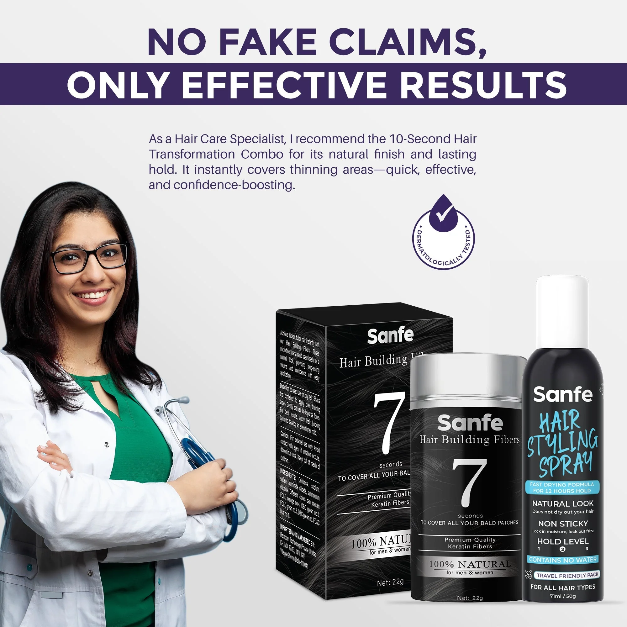 Sanfe 10-Second Hair Transformation Combo - Image 2