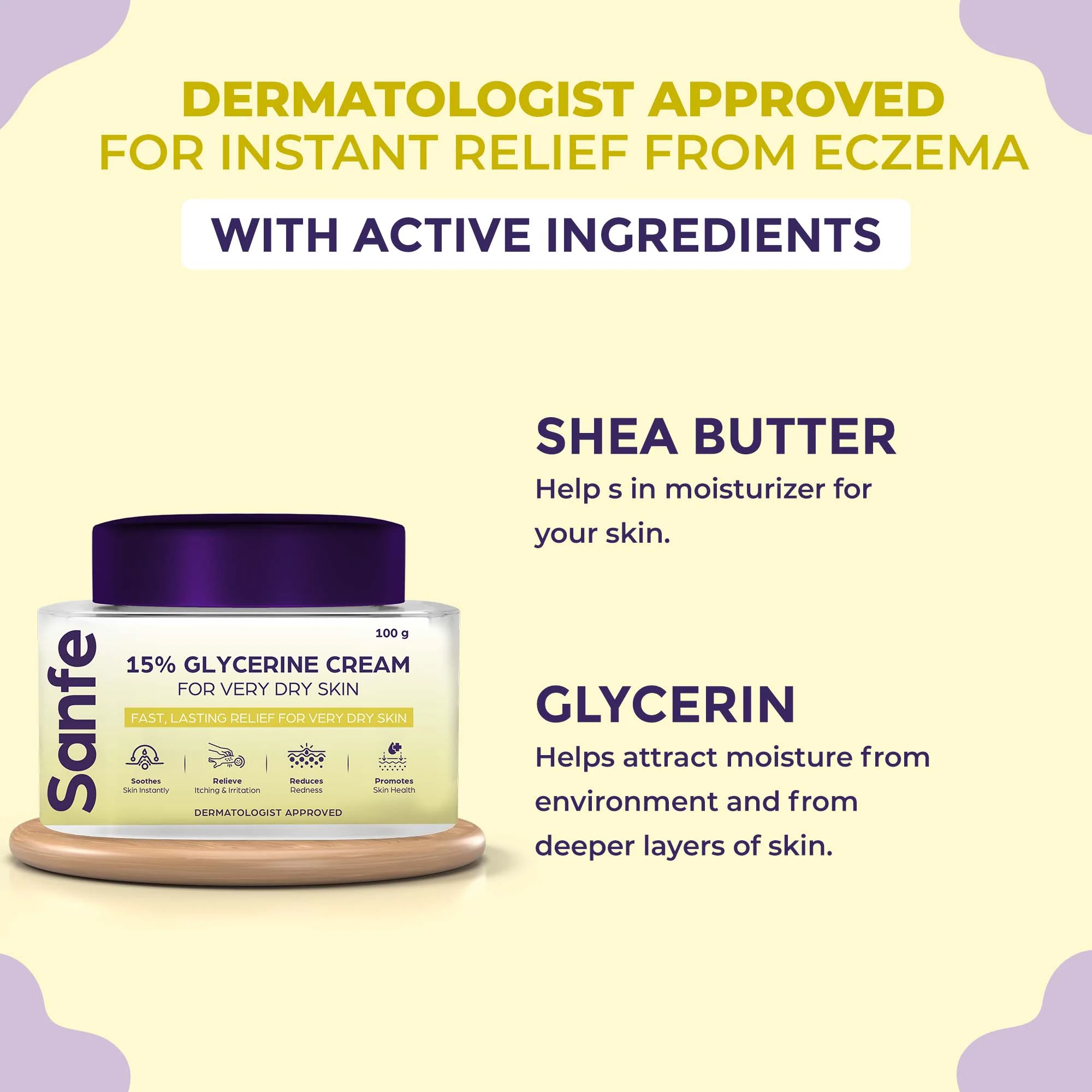 Sanfe 15% Glycerine Cream- 100gm - Image 5