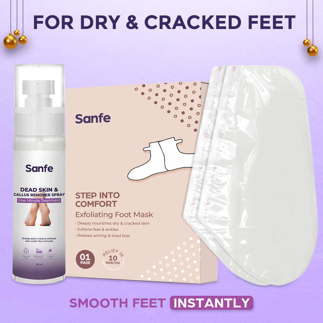 Sanfe Dead Skin & Callus Remover Spray - 100ml (Pack of 2) - Image 8
