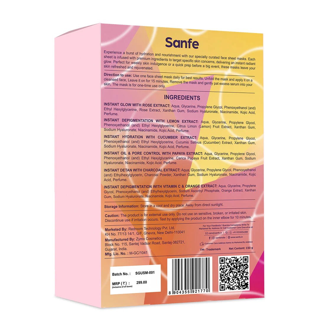 Sanfe Glow Up Sheet Mask - Image 12