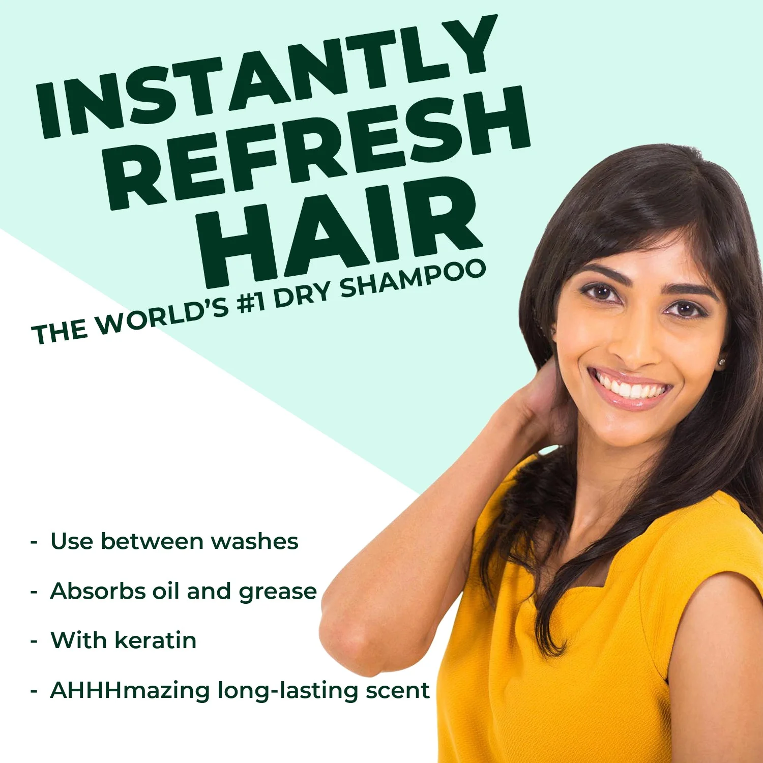 Sanfe Hair Volumizing Dry Shampoo - 200ml, Instantly refreshes, add volume, Absorbs Oil and Dirt - Image 8