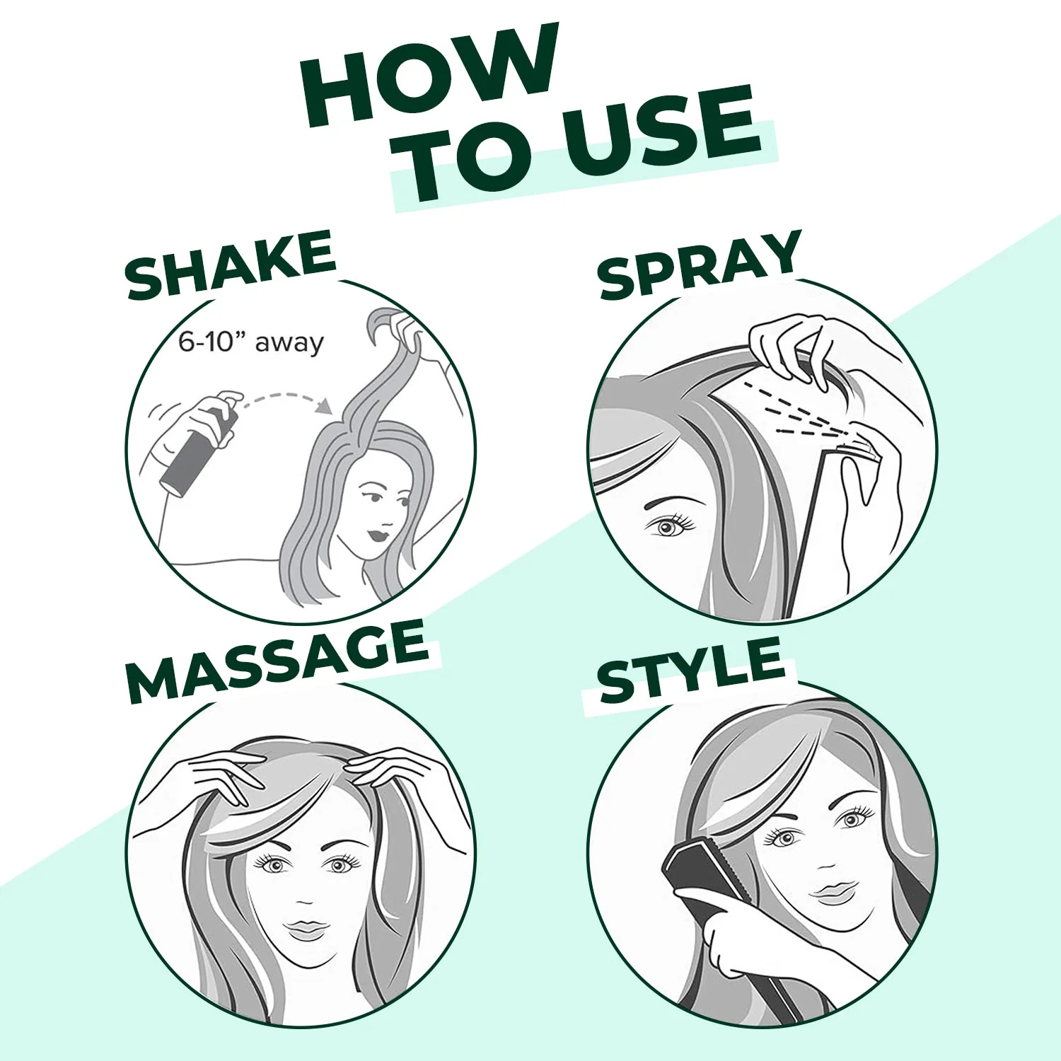 Sanfe Hair Volumizing Dry Shampoo - 25ml (Pack of 4) - Image 5
