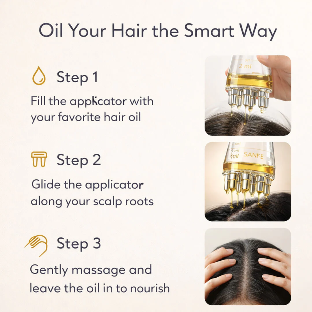 Sanfe Healthy Hair Oil Applicator - Image 3