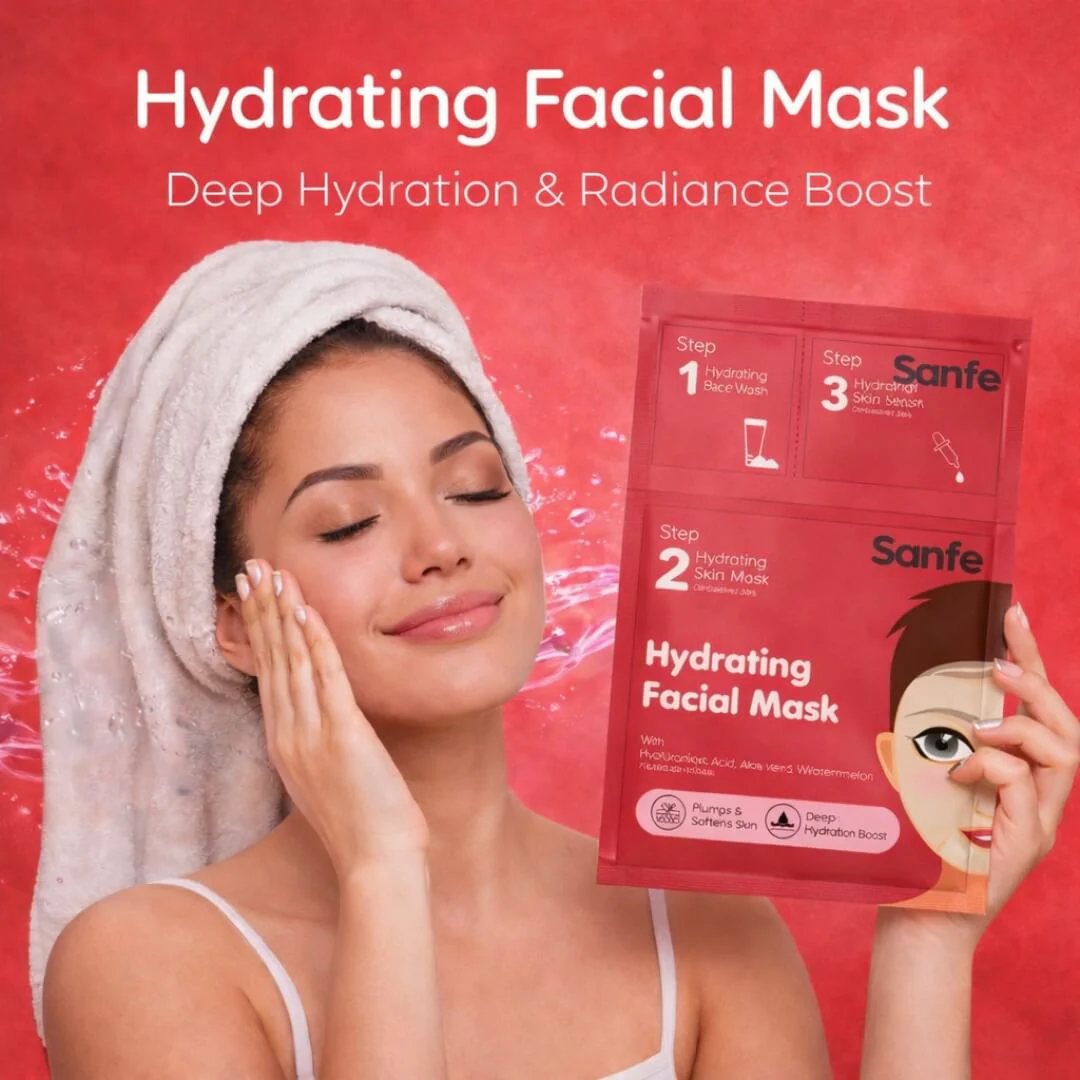 Sanfe Hydrating Facial Mask (Pack of 5) - Image 2