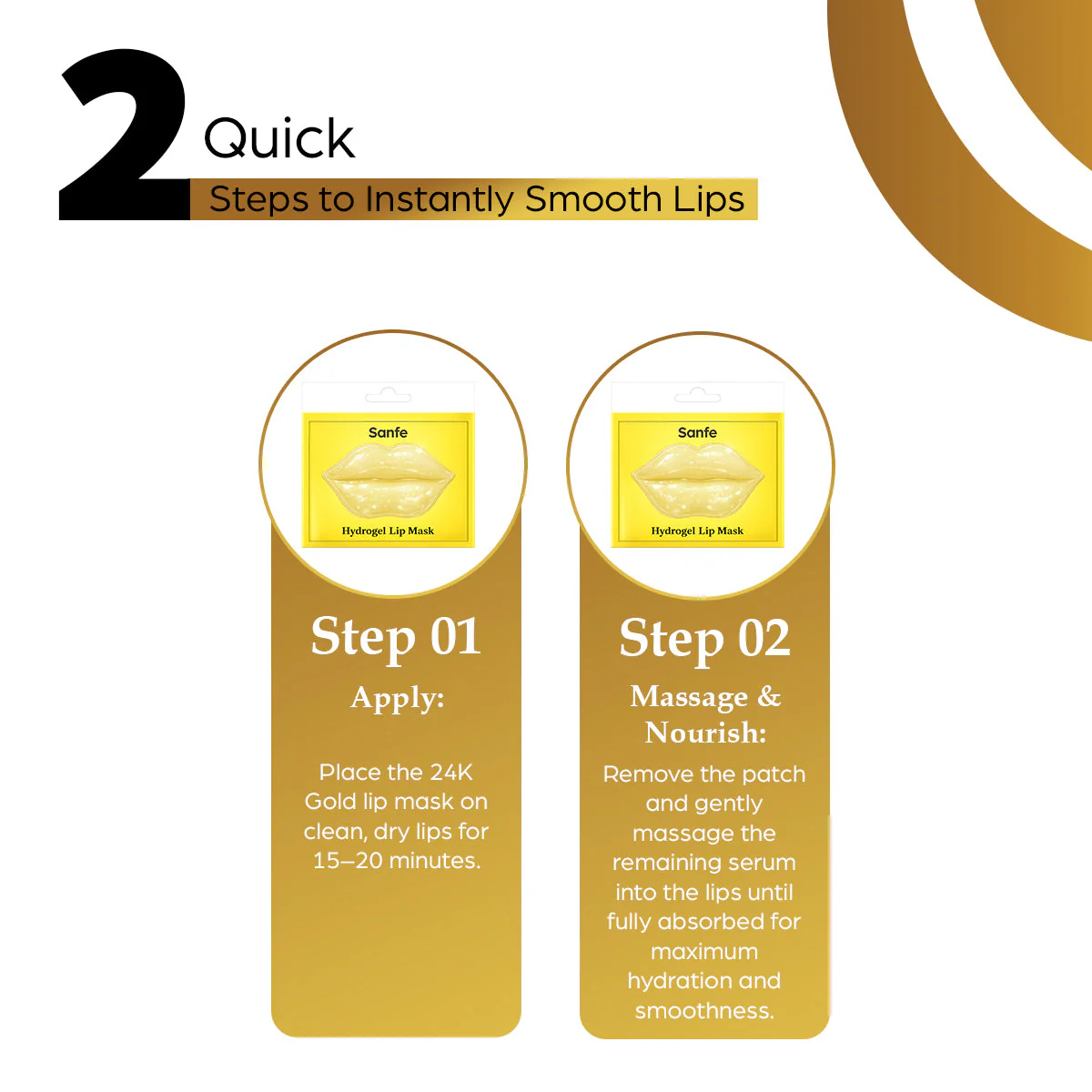 Sanfe Hydrogel Lip Mask - Image 4