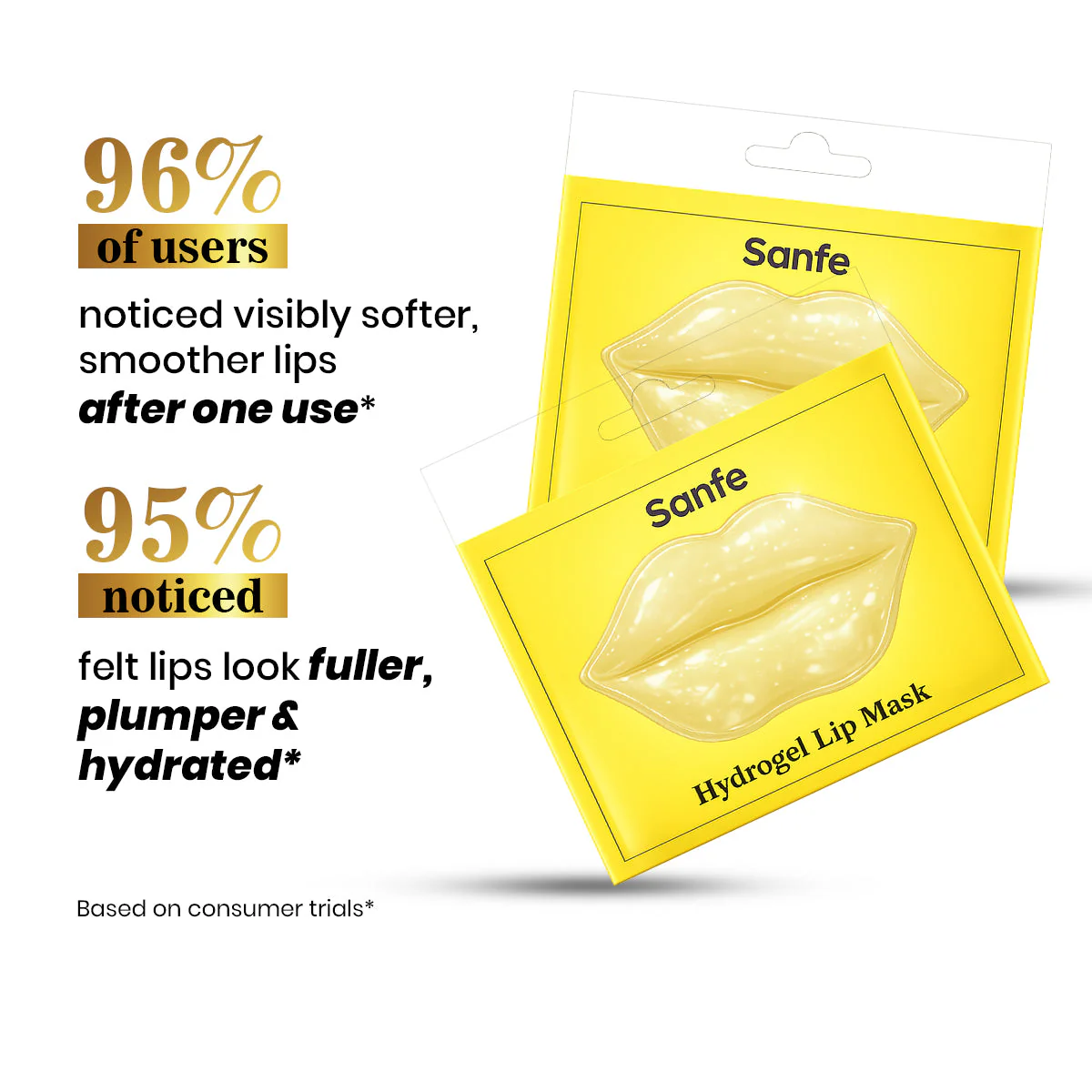 Sanfe Hydrogel Lip Mask (Pack of 6) - Image 5