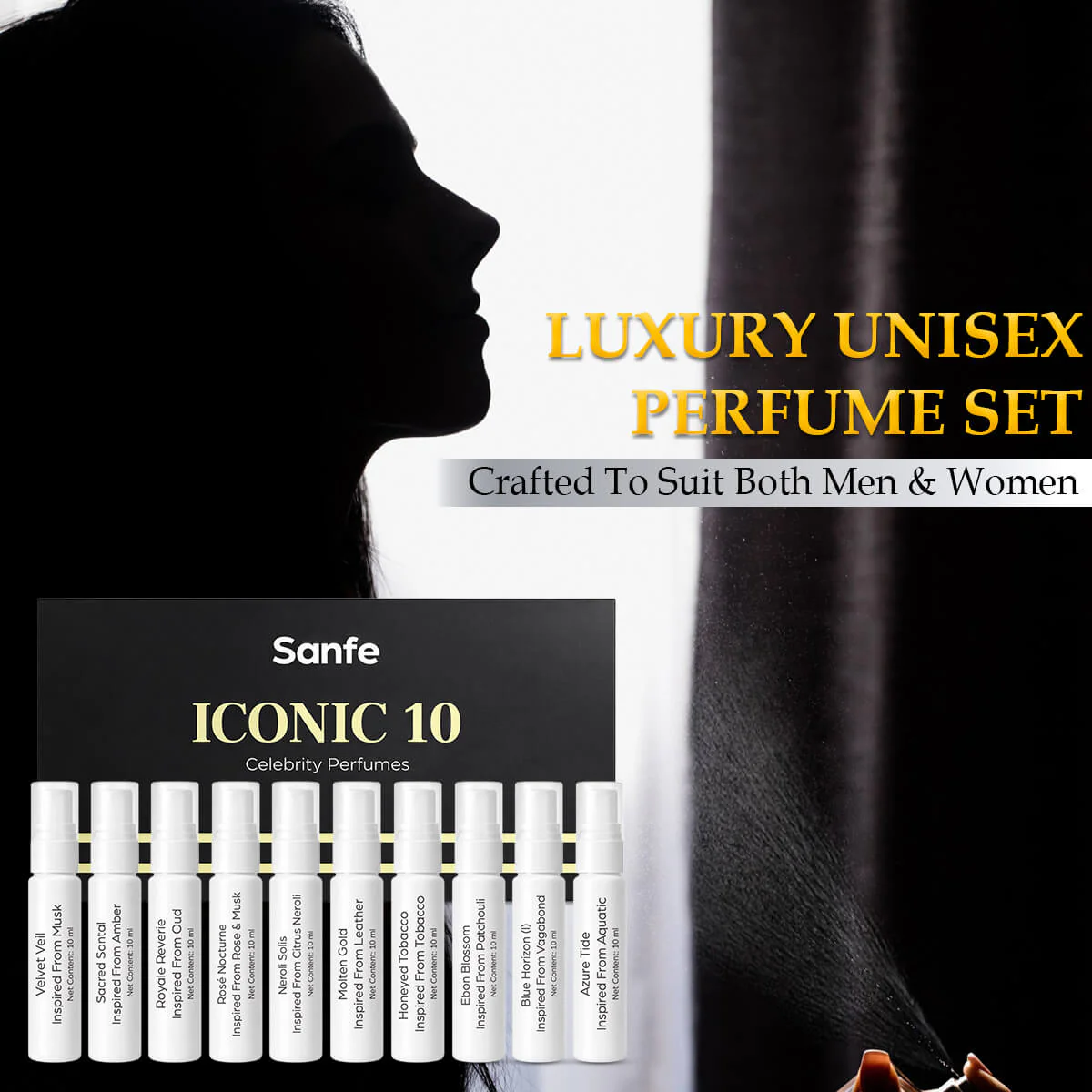 Sanfe ICONIC10 Celebrity-inspired Perfumes - Set of 10 - Image 8