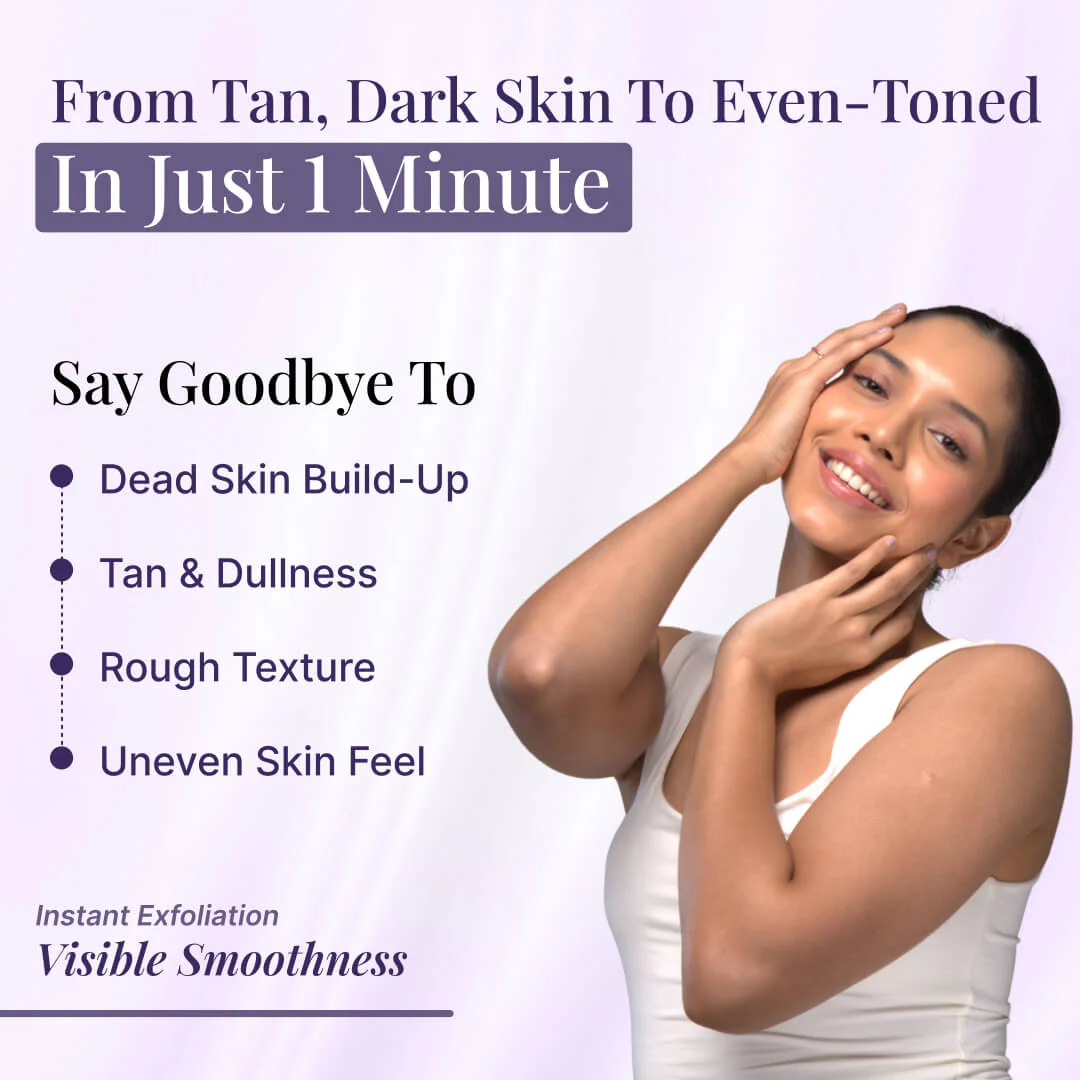 Sanfe Instant Dead Skin Removal Exfoliating Mousse - 60ml (Pack of 2) - Image 3
