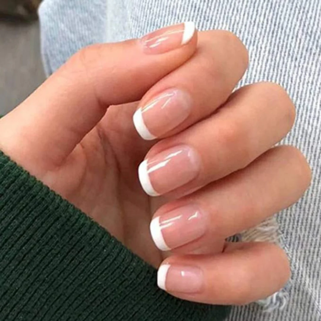 Sanfe Instant Stick On Nails (French Tip, French Almond, Classic Coffee, Bloody Marry) - Image 2
