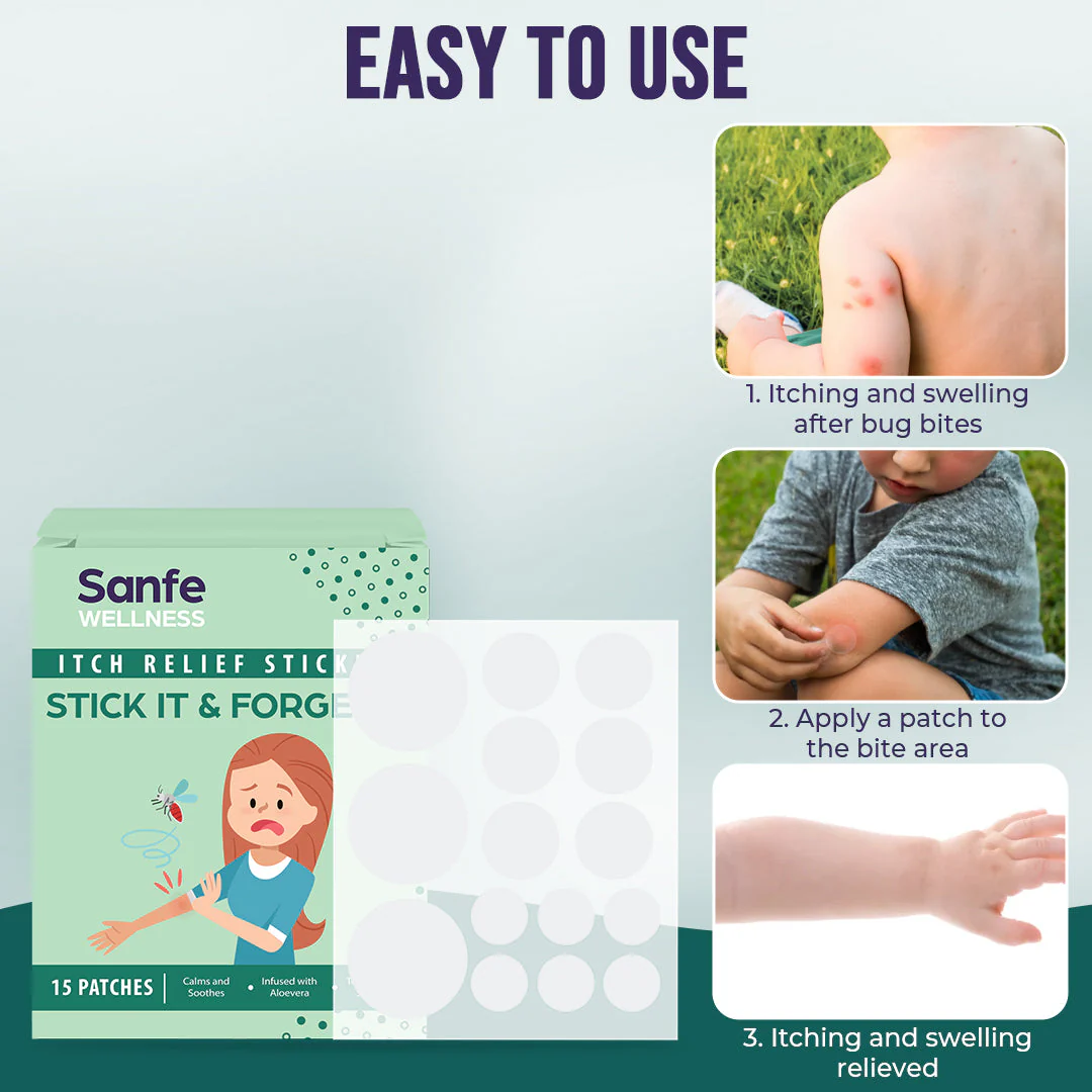 Sanfe Itch Relief Stickers - Image 5