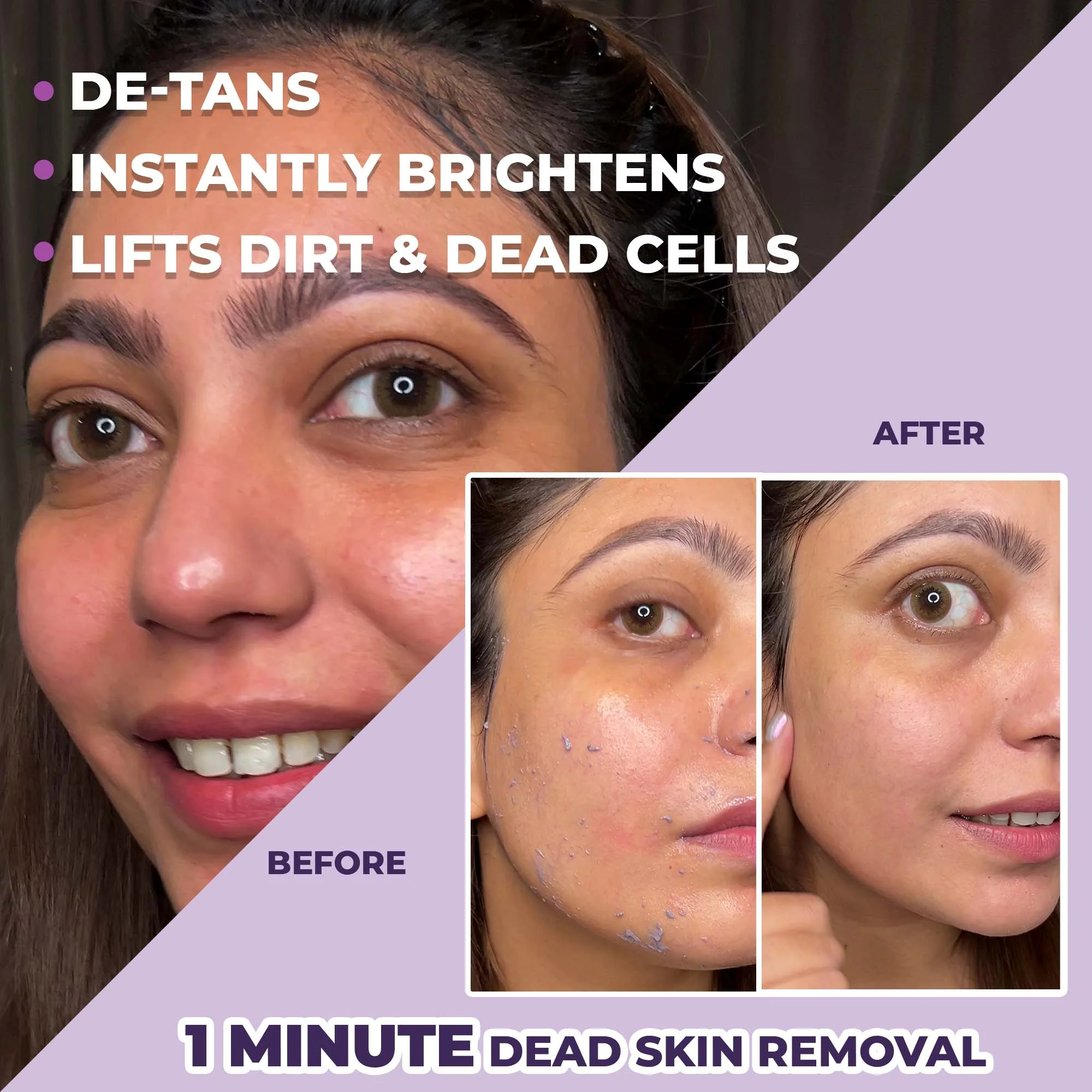 Sanfe Kesar Instant Glow Exfoliating Gel - 100g (Pack of 4) - Image 4