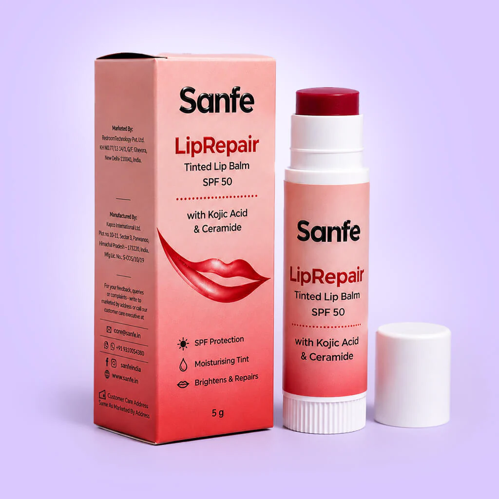 Sanfe LipRepair Tinted Lip Balm with SPF 50