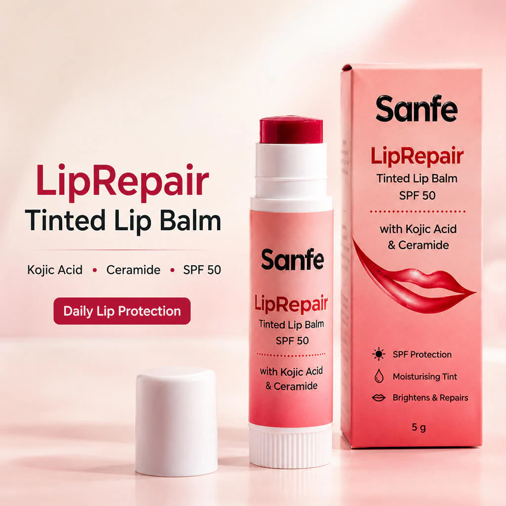 Sanfe LipRepair Tinted Lip Balm with SPF 50 - Image 8