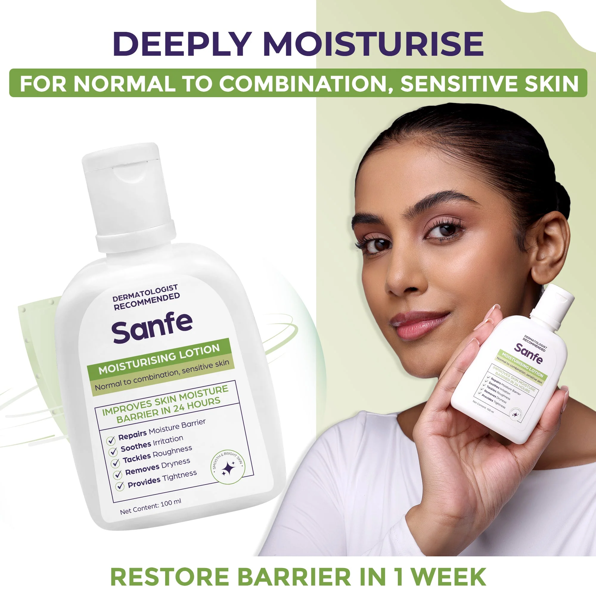 Sanfe Moisturizing Lotion - 100ml - Image 3