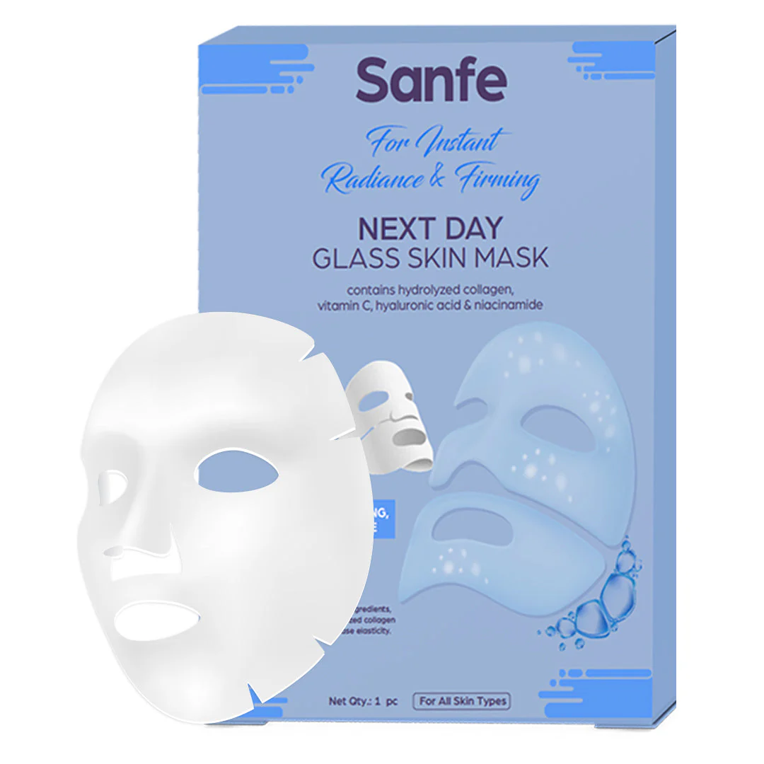 Sanfe Next Day Glass Skin Mask - Pack of 3 - Image 7