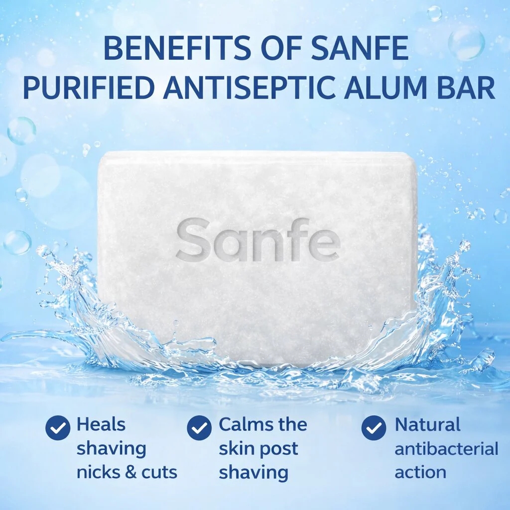 Sanfe Purified Antiseptic Alum Bar - Image 3