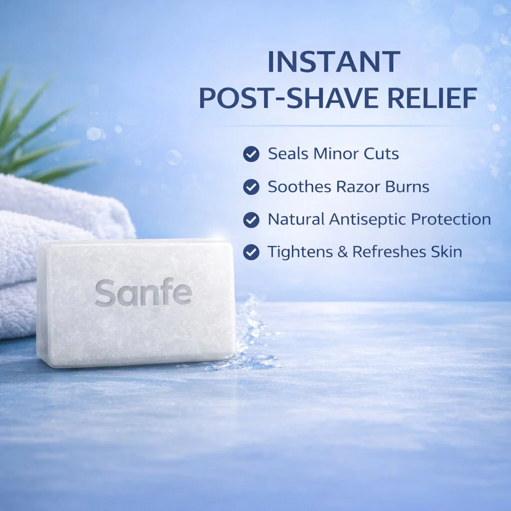 Sanfe Purified Antiseptic Alum Bar - Image 4