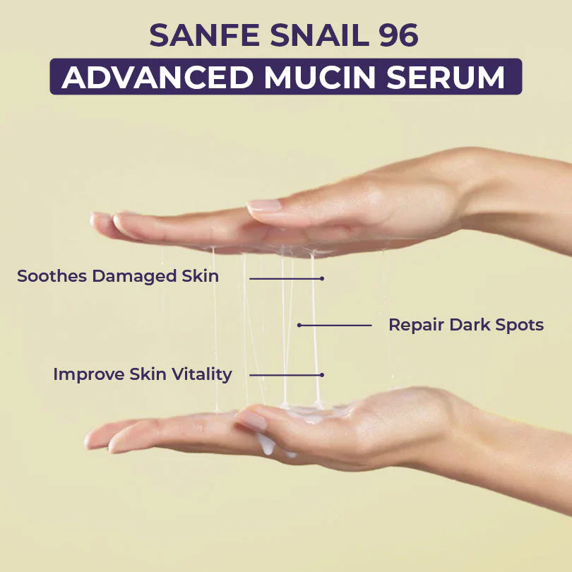Sanfe Snail 96 Advanced Mucin Serum - 50ml - Image 3