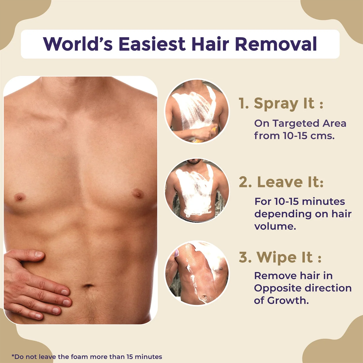 Sanfe Spray Away Hair Removal Spray - Charcoal - Image 3