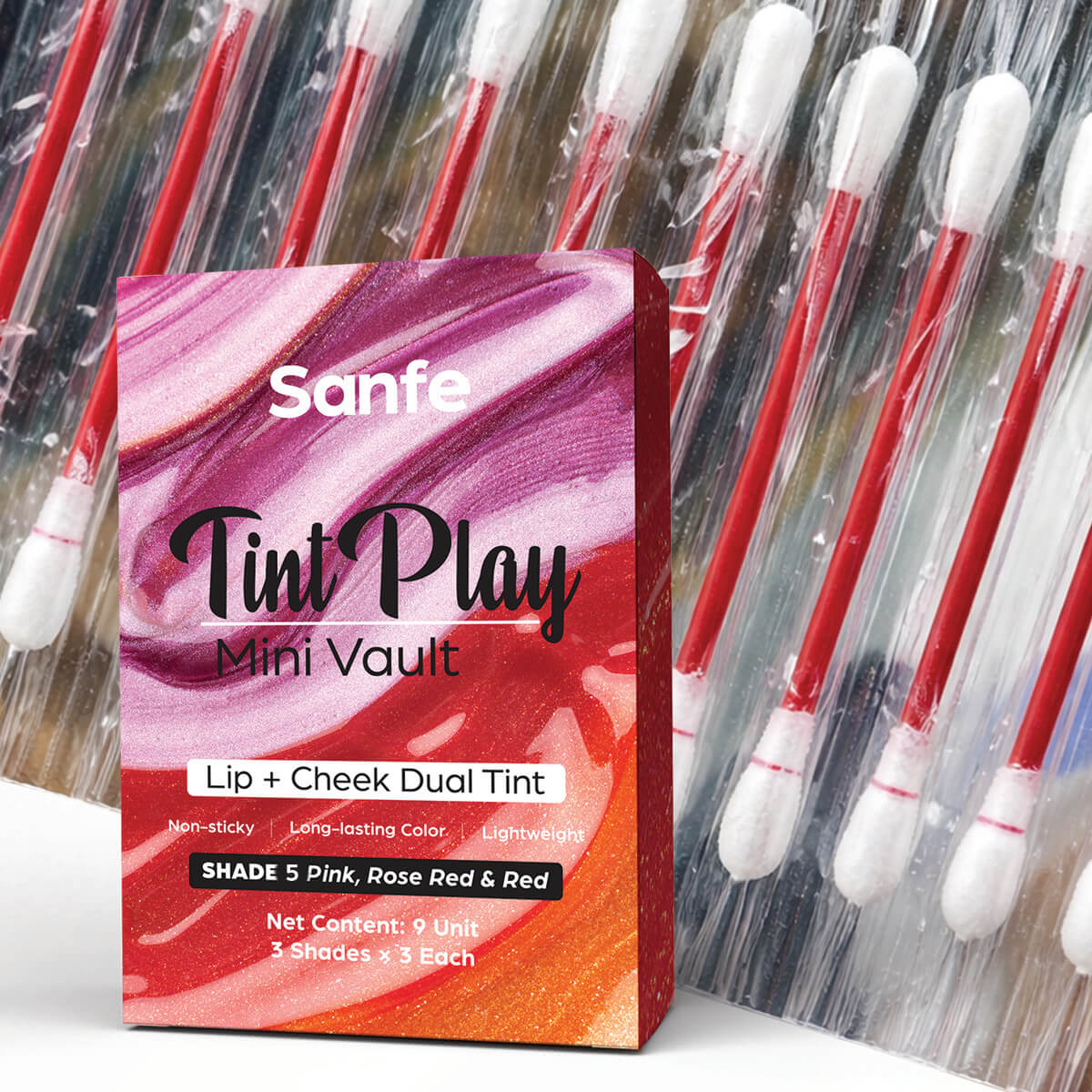 Sanfe Tint Play Mini Vault - Earbud Lipstick (Pack of 2) - Image 2