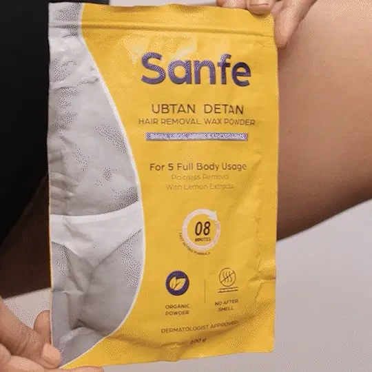Sanfe Ubtan Detan Hair Removal Wax Powder - Image 2