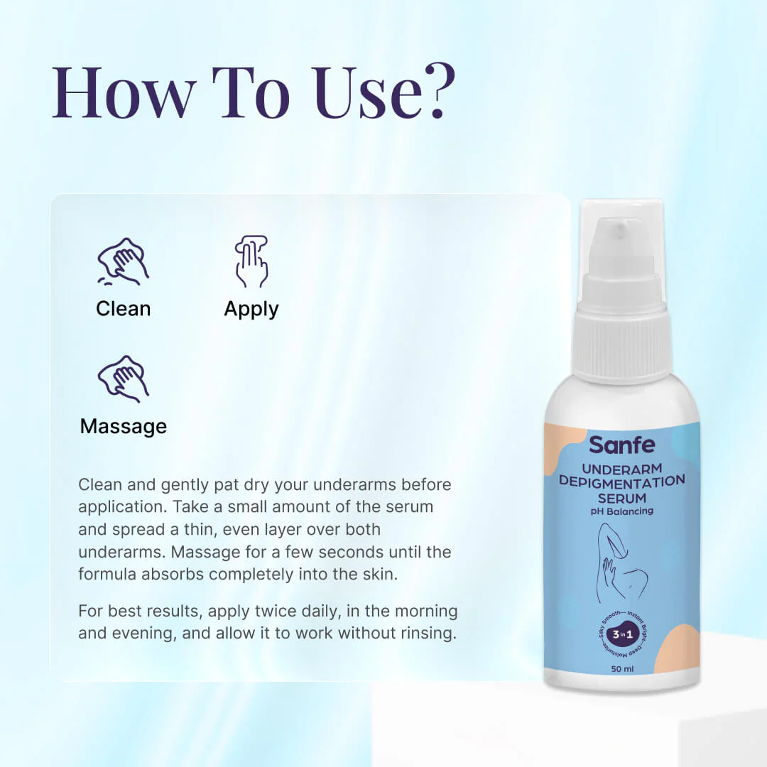 Sanfe Underarm Depigmentation Serum 50ml - Image 3