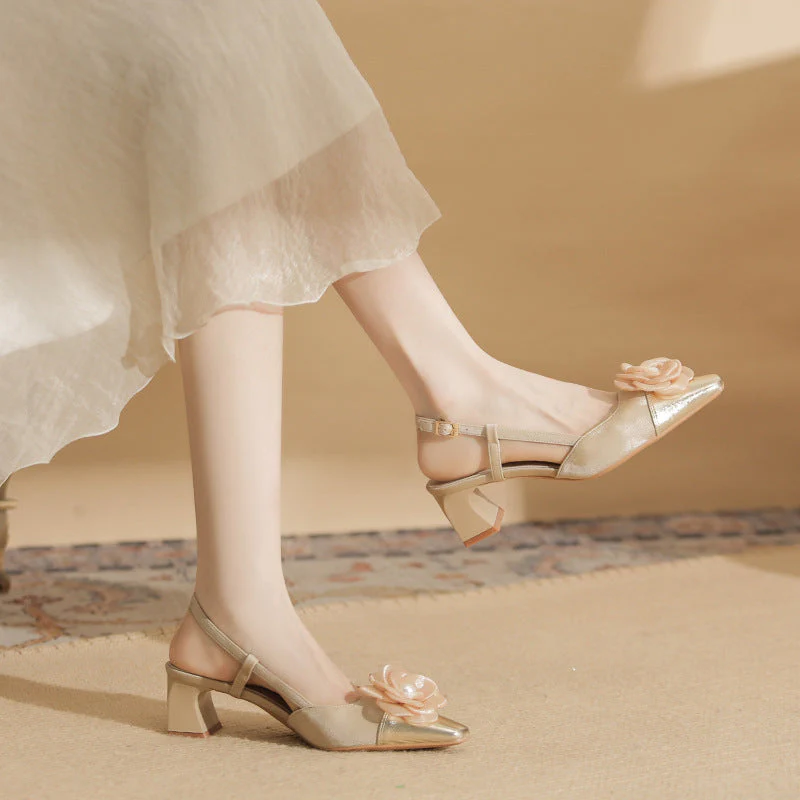 Sasha Sling Back Sandals - Image 5