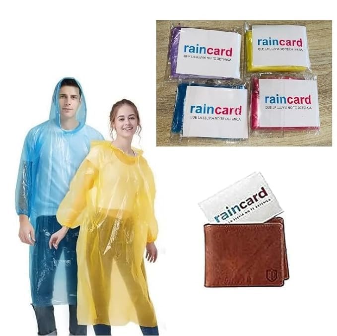 SassyRaincoat – Pocket Size Disposable Raincoat for Men & Women | Free Size | Assorted Colours - Image 3