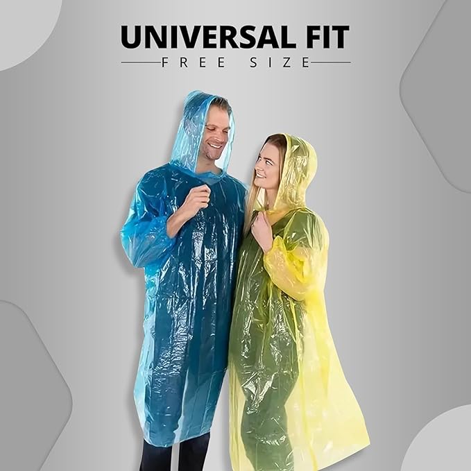 SassyRaincoat – Pocket Size Disposable Raincoat for Men & Women | Free Size | Assorted Colours - Image 5