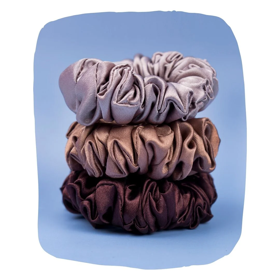 Satin Scrunchies for No Hair Breakage & All-Day Comfort - Image 2