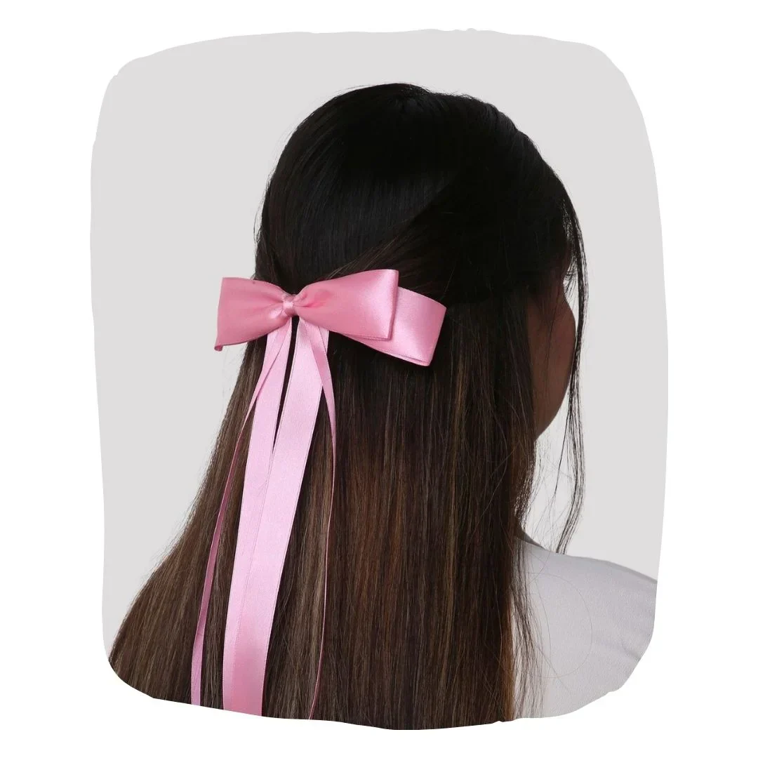 Satin Silk Ribbon XXL Bow for Stylish Hair - Image 18