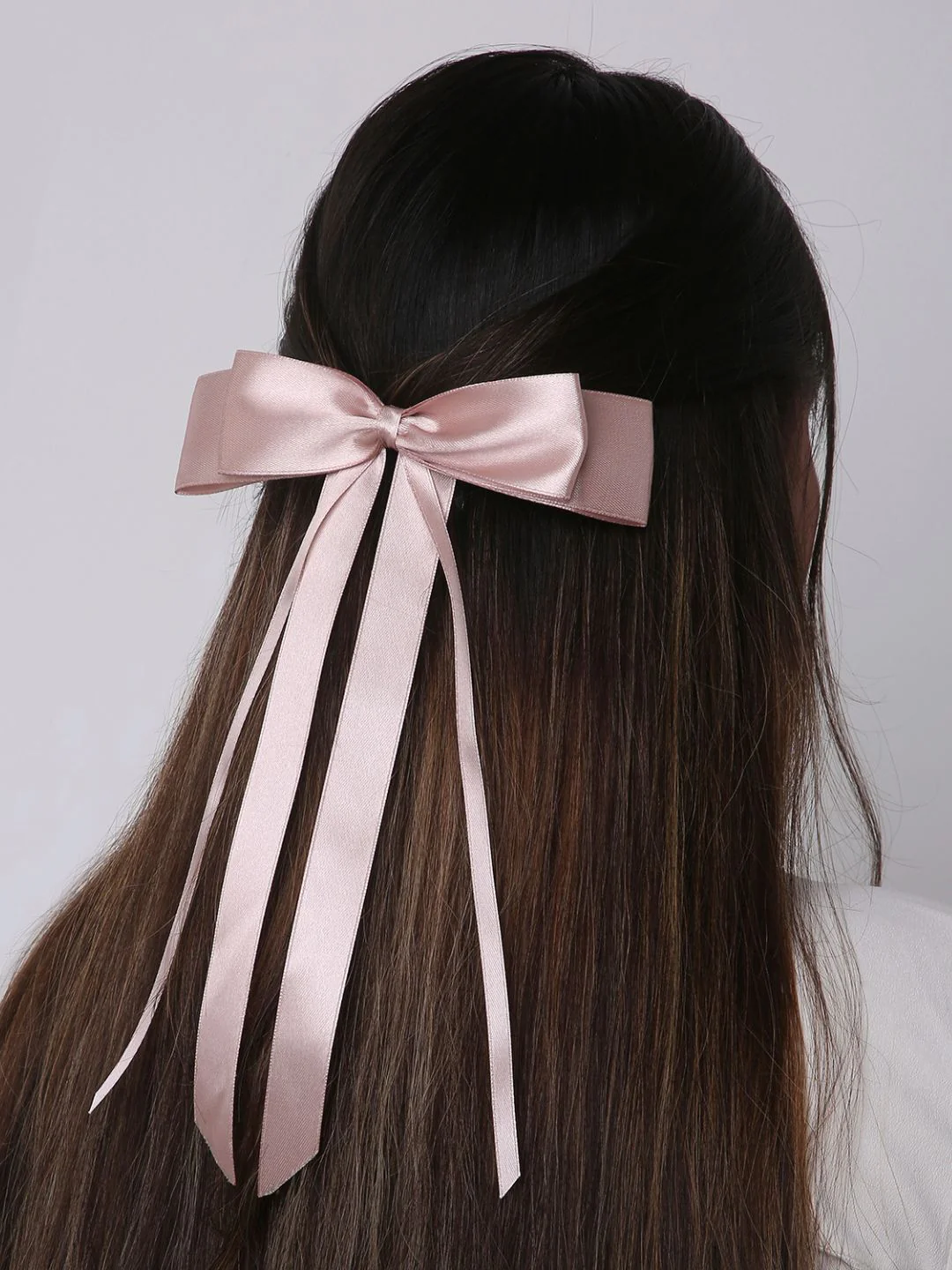 Satin Silk Ribbon XXL Bow for Stylish Hair - Image 2