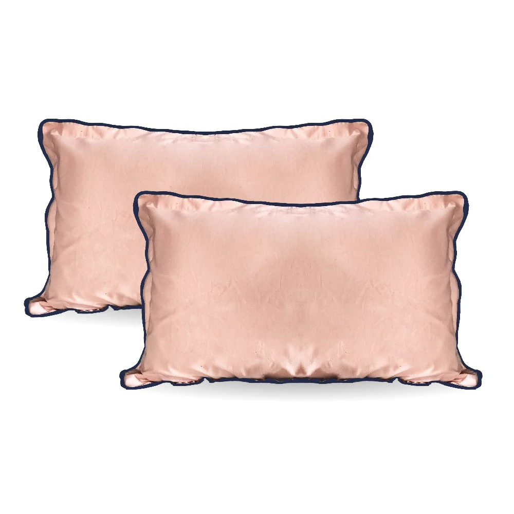 Scallop Piping 100% Cotton Pillow Cover | Set Of 2 - Image 21